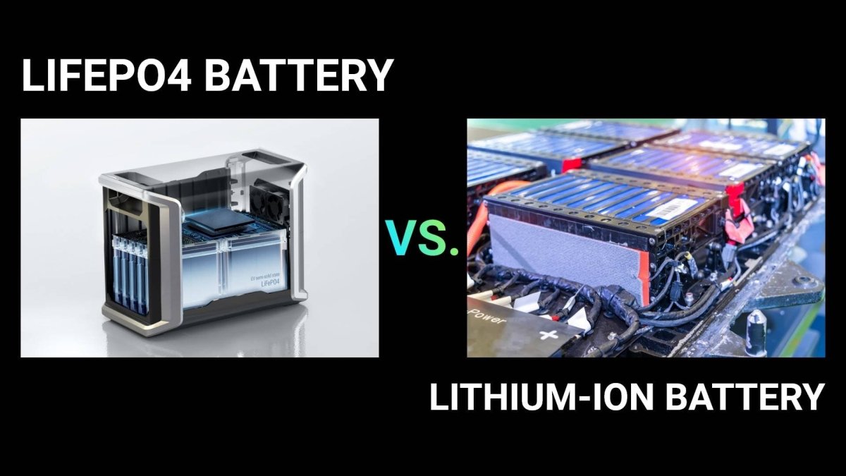 LiFePO4 Batteries vs Lithium-Ion Batteries: Which One Is Better for Solar Generators and Why