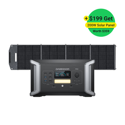 DBS1000 Pro+DBS200S Solar Generator Prime Day Deal Save $510,Solar batteries,solar generator