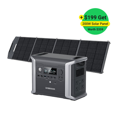DBS1300 + DBS200S Solar Generator Prime Day Deal Save $460,Solar batteries,solar generator