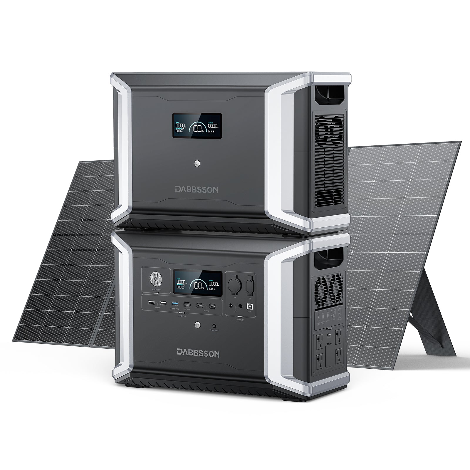 Dabbsson DBS2300 Plus Solar Generator - 2330Wh | 2200W | 420W - Dabbsson US