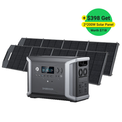 DBS2300 Plus+2*DBS200S Solar Generator Prime Day Deal Save $660,Solar batteries,solar generator