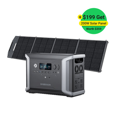 DBS2300 Plus+DBS200S Solar Generator Prime Day Deal Save $660,Solar batteries,solar generator