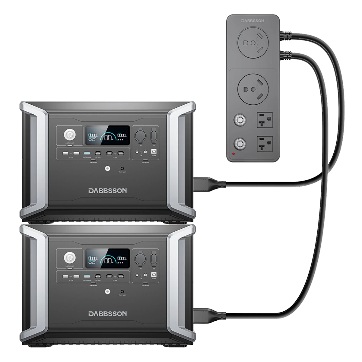 Dabbsson DBS2300 Plus + DBS3000B Home Backup Solution - 5330Wh | 2200W