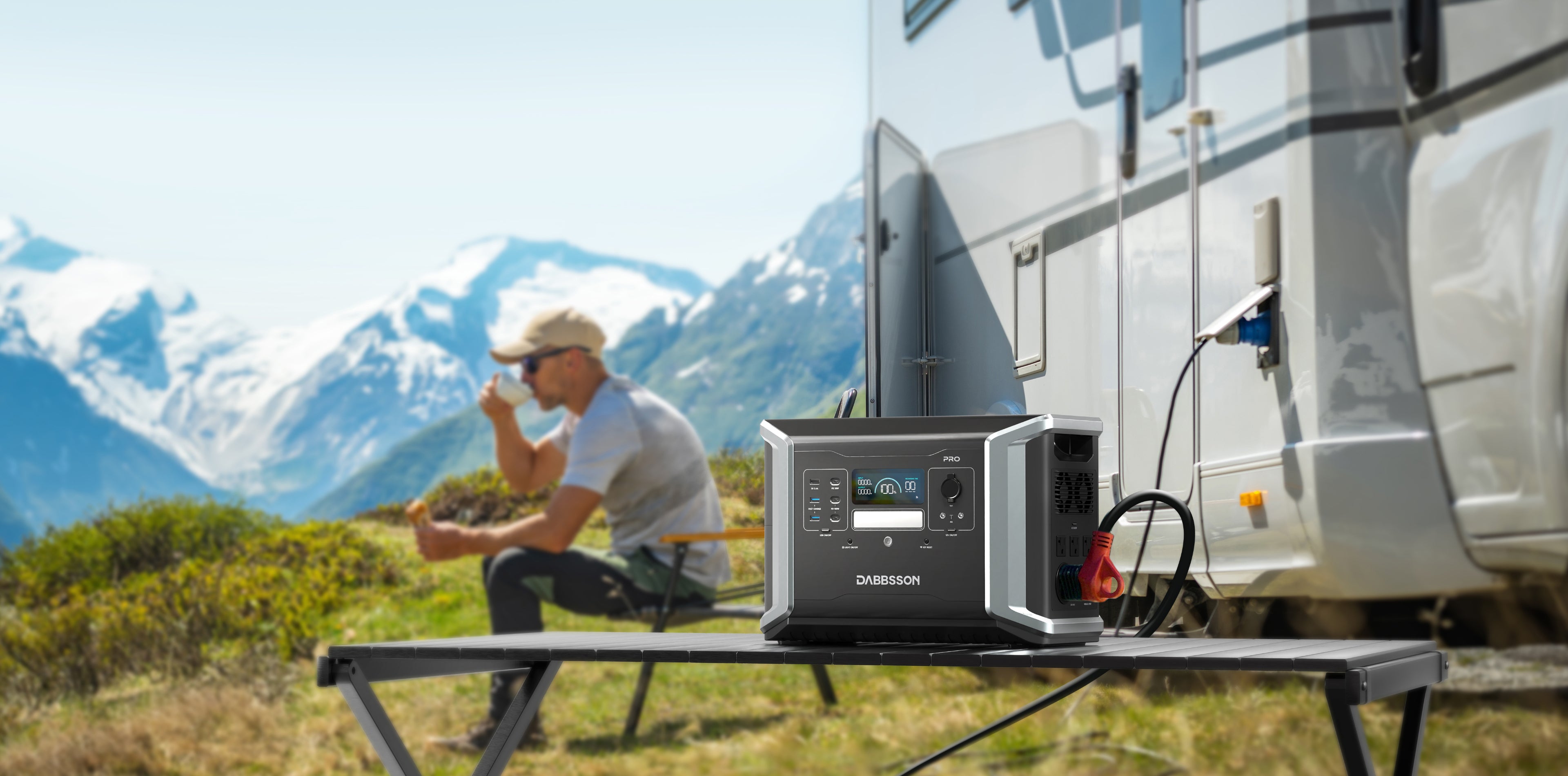 Explore Off-Grid Camping / RV Life With
 
Confidence

For outdoor ethusiasts, DBS2100 Pro power station is the perfect companion. Packed with NEMA TT-30 outlet and many more ports to power up your RV, camper, or other devices wherever your travels take you.