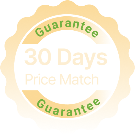 30 Days<br>Price Match Guarantee