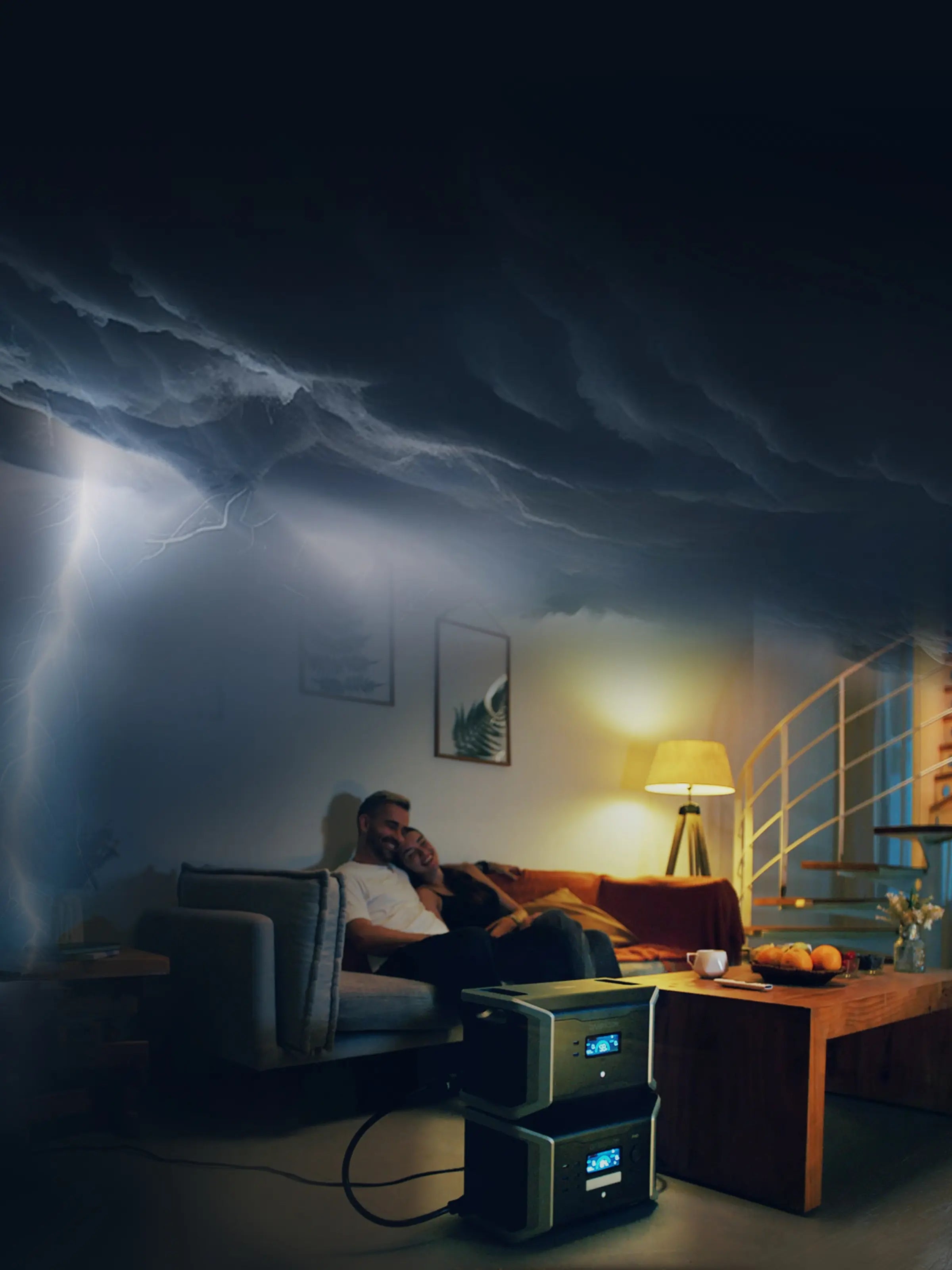 Ensure your home stays powered during outages with Dabbsson's range of backup systems. Our power stations and solar panels are designed for reliability, offering emergency power for essential devices during storms, heatwaves, and other disruptions.