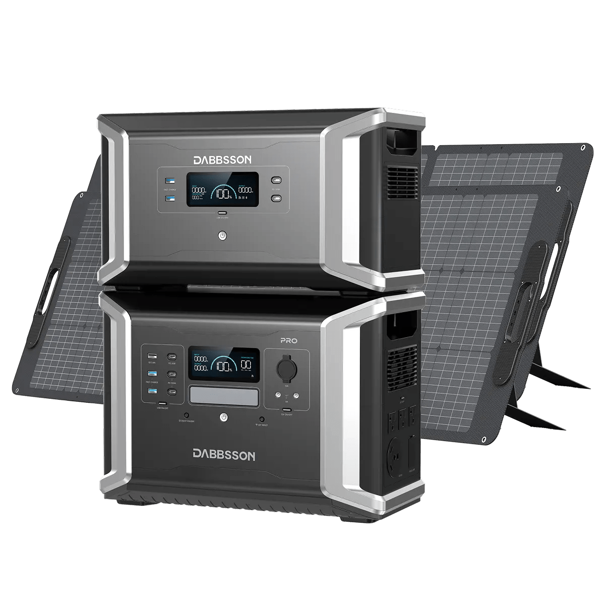 Dabbsson DBS1400 Pro + DBS2100B Home Backup Solution - 3532Wh | 2400W