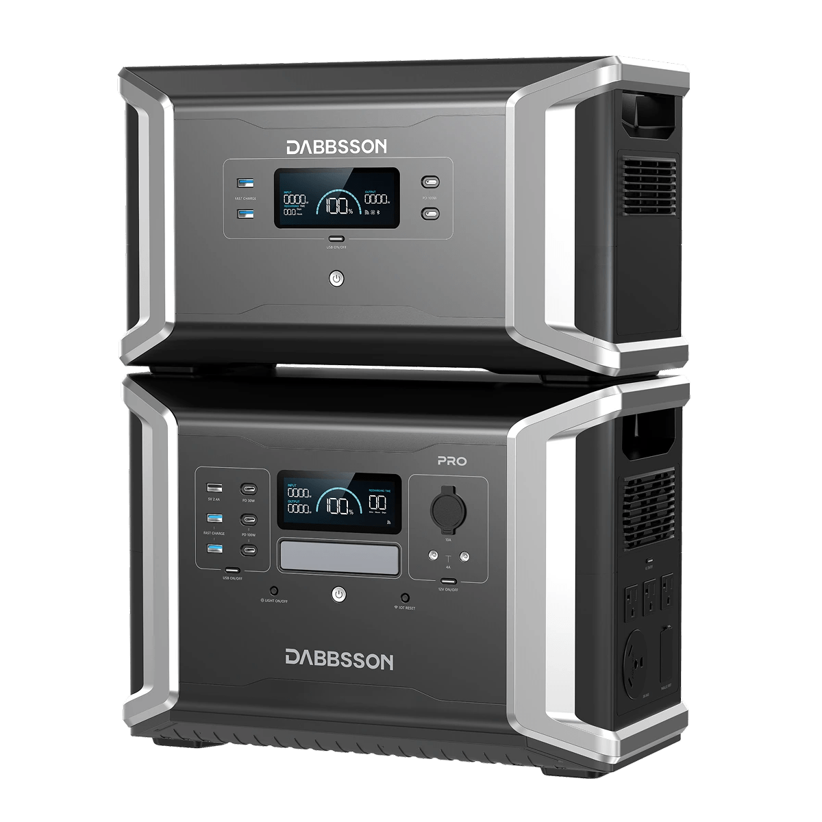 Dabbsson DBS1400 Pro + DBS2100B Home Backup Solution - 3532Wh | 2400W