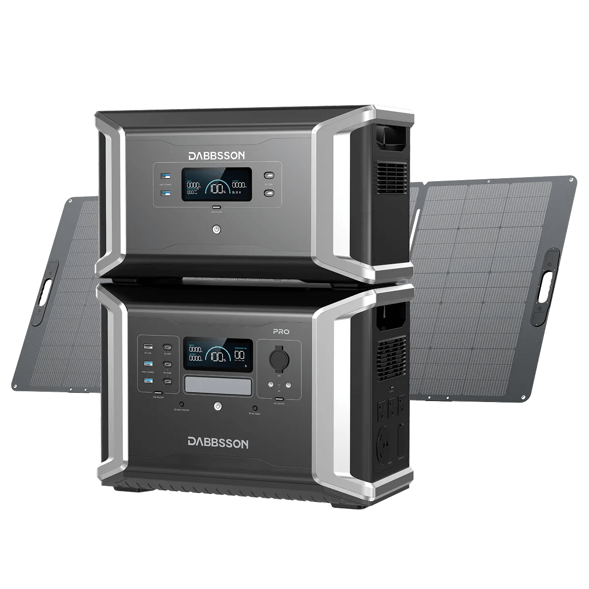 Dabbsson DBS1400 Pro + DBS2100B Home Backup Solution - 3532Wh | 2400W