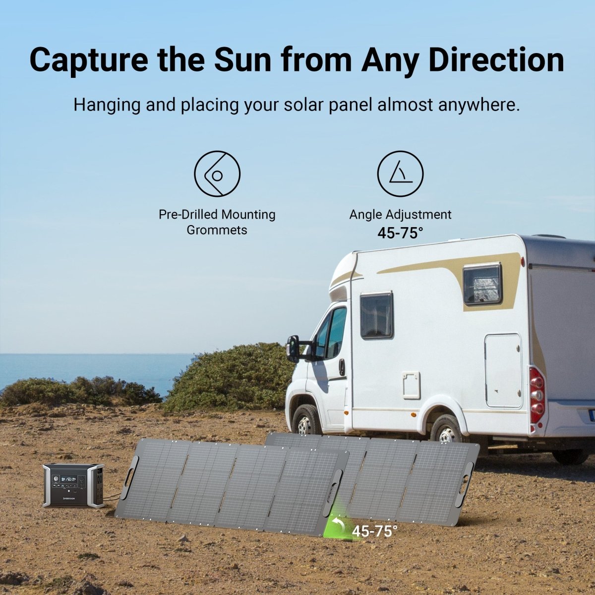 Dabbsson 210W Portable Solar Panel