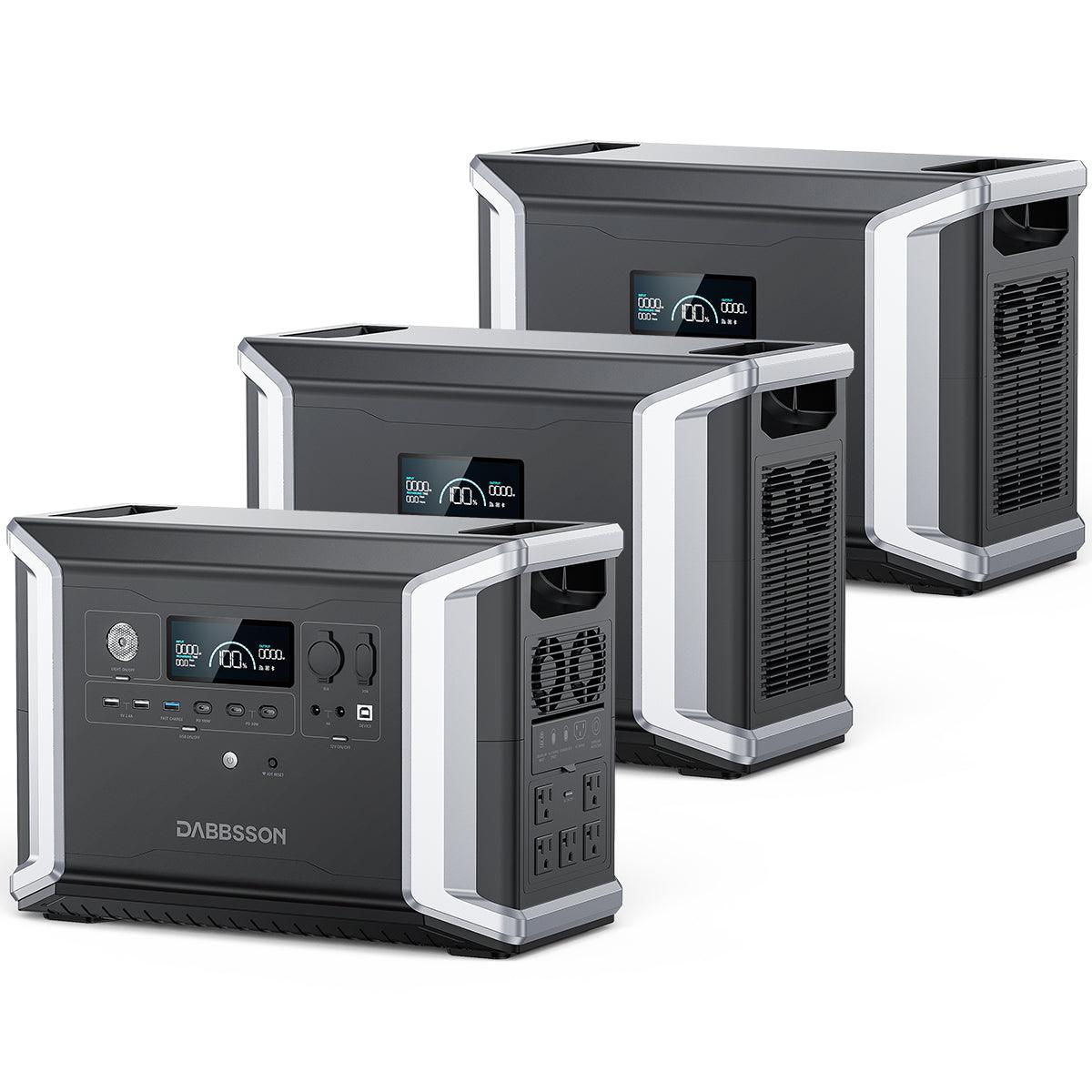 Dabbsson DBS2300 Plus + DBS3000B Expandable Battery - 5330Wh | 2200W - Dabbsson US
