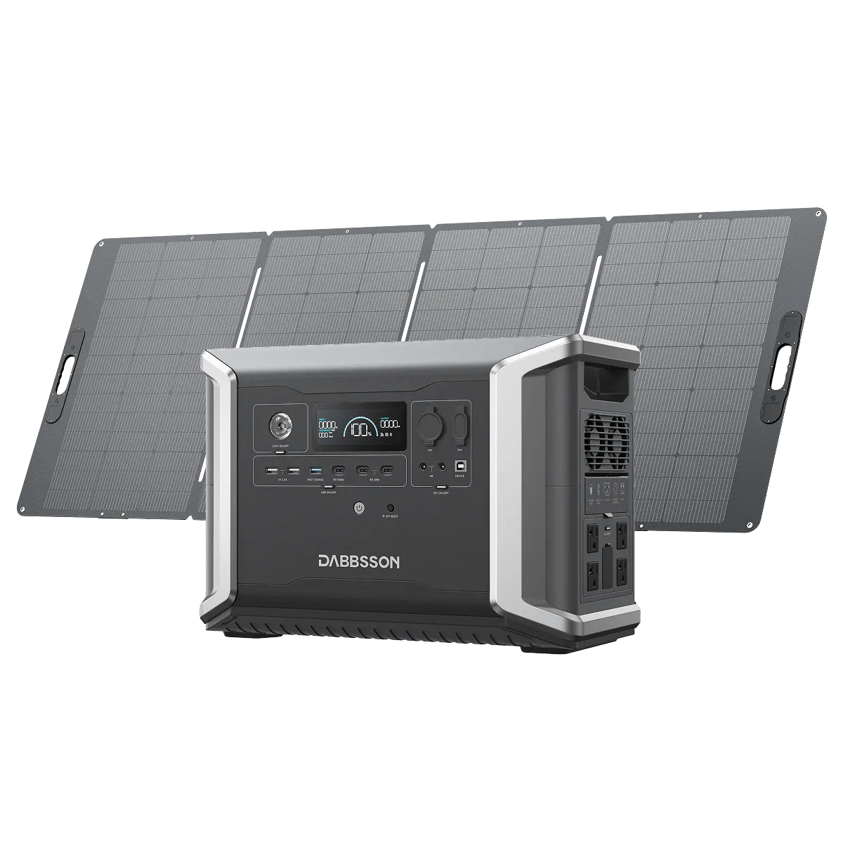 Dabbsson DBS2300 Plus Solar Generator - 2330Wh | 2200W | 420W