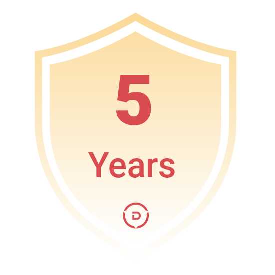 5 Years <br>Extended Warranty